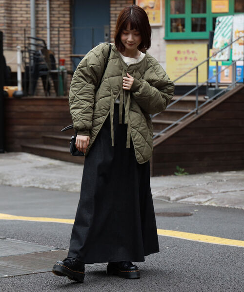 「BeAMS DOT」 ジャケット FREE オリーブ レディース_画像4