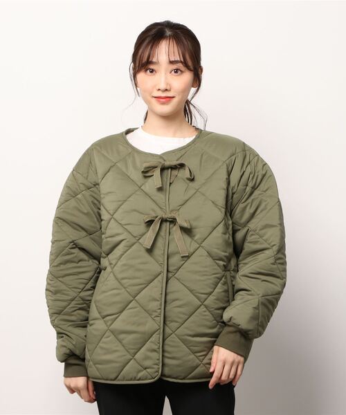 「BeAMS DOT」 ジャケット FREE オリーブ レディース_画像5