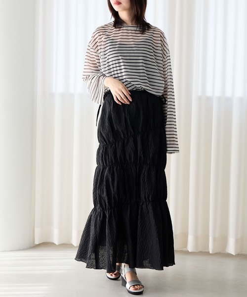 HIMIKO サンダル 「HIMIKO」ゴムベルトウェッジヒールサンダル