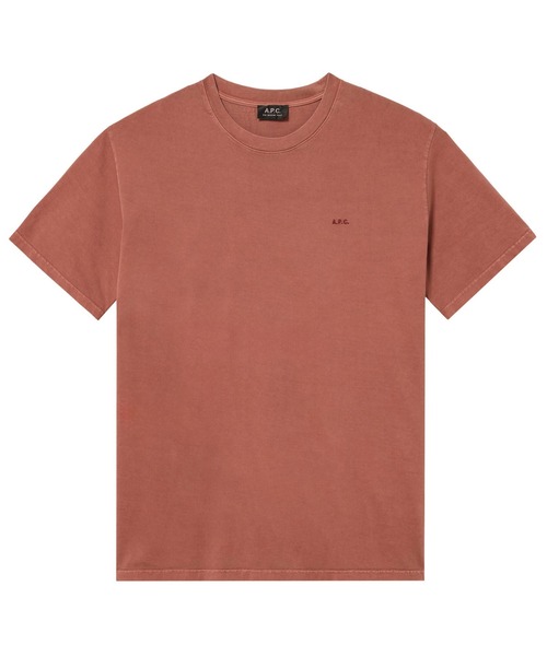 【美品 A.P.C.】T-SHIRT KAROL COURT 23AC オレンジ Striking T-shirt with Argali logo I BLASER