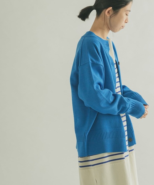 「FORK&SPOON」 ニットカーディガン 1 レッド レディース_画像7