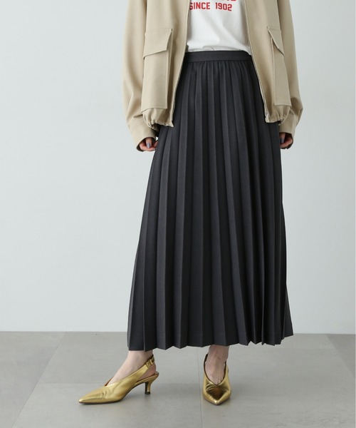 N.Natural Beauty Basic スカート ロングプリーツスカート