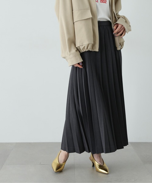 N.Natural Beauty Basic スカート ロングプリーツスカート