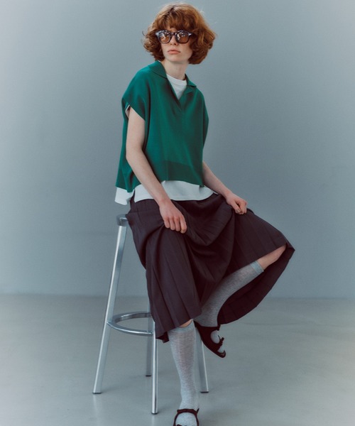 N.Natural Beauty Basic スカート ロングプリーツスカート