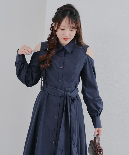 ANOTHER BRANCH OLIVE des ワンピース 「春のあざと見え」腰巻き