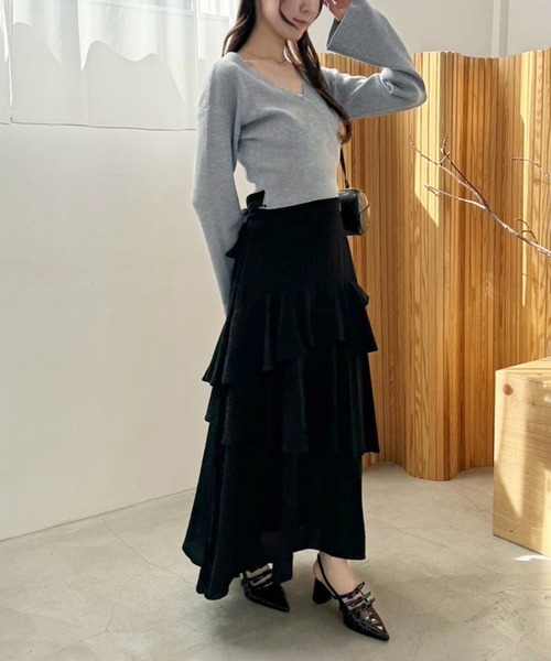 one after another NICE CLAUP スカート 「サイズ展開あり」ティアード