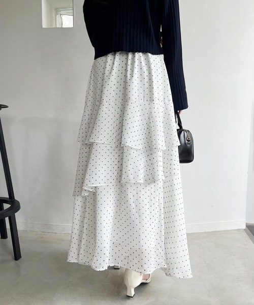 one after another NICE CLAUP ロング スカート 「サイズ展開あり