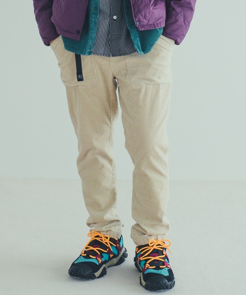 「gym master」 コーデュロイパンツ MEDIUM グレー メンズ_画像3