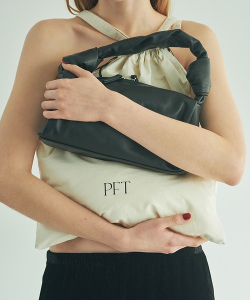 アダムエロペ（ADAM ET ROPE’）/【PFT】Fuka musubi Large ショルダーバッグ ADAM ET ROPE'（アダムエロペ） ショルダーバッグ バッグ 「PFT」Fuka