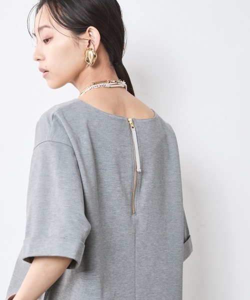 CHIC STYLE tシャツ 5分袖カットソープルオーバー「大きいサイズ