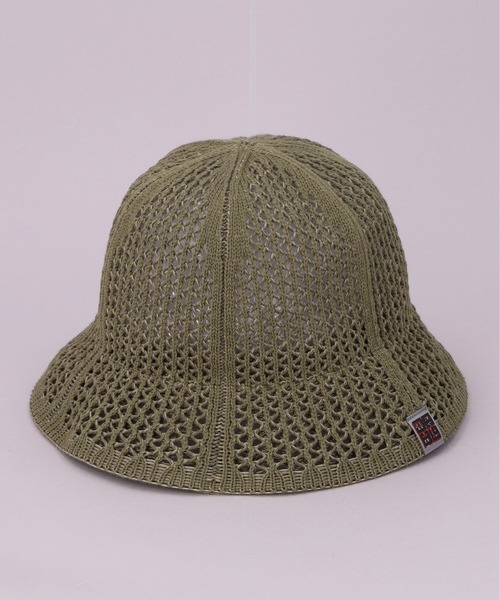 美品 CA4LA CF POPPINS フェルトハット グレージュ ゴールド金具 CA4LA 帽子 ハット CF KNIT TULIP2 メンズ レディース