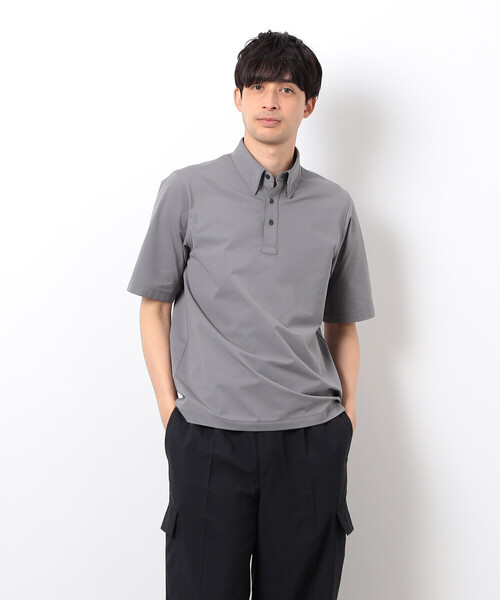COMME CA ISM ポロシャツ 「吸水速乾」 軽量ストレッチ メンズ