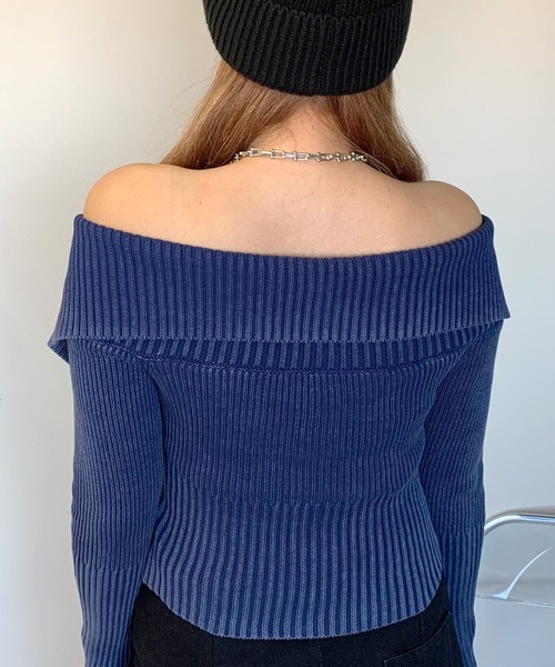 「non-hedge」 ニットカーディガン FREE ブラック レディース_画像8