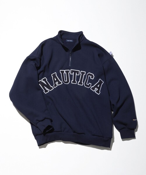 「NAUTICA」 スウェットカットソー MEDIUM チャコール メンズ_画像3