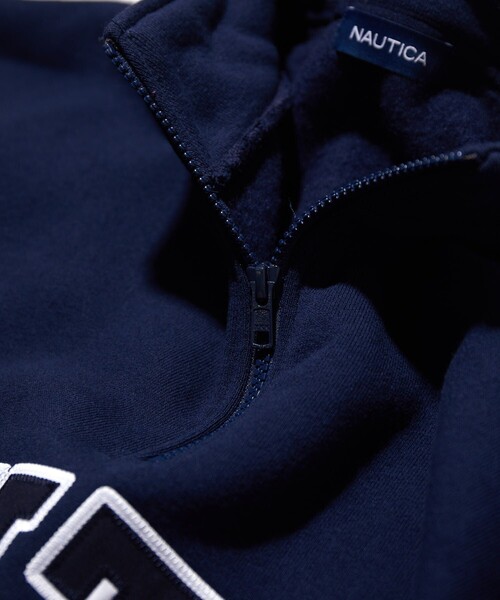 「NAUTICA」 スウェットカットソー MEDIUM チャコール メンズ_画像7