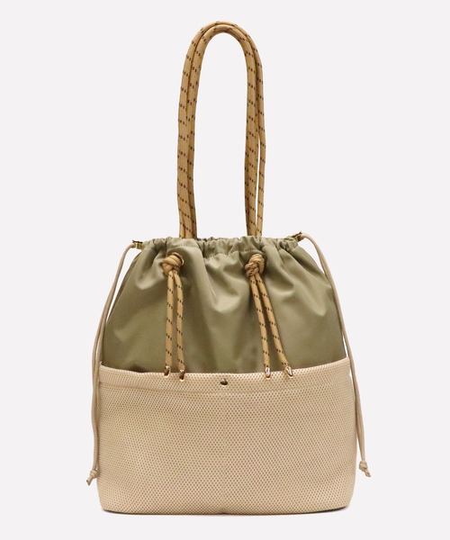 バッグ Brassaia Bermosa トートバッグ ロープハンドル 巾着 ナイロンバッグ A4