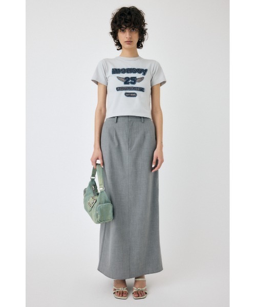 MOUSSY tシャツ PATCH DENIM 25TH Tシャツ レディース