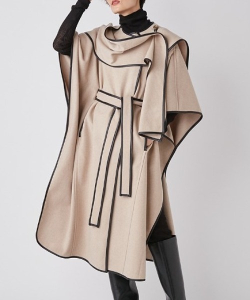 FRAY I.D（フレイ・アイディー） コート ONE SIZE ベージュ レディース