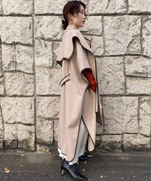 FRAY I.D（フレイ・アイディー） コート ONE SIZE ベージュ レディース