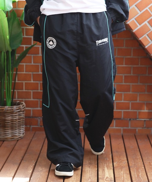 THRASHER（スラッシャー） ワイドパンツ パンツ ナイロンタスラン裏
