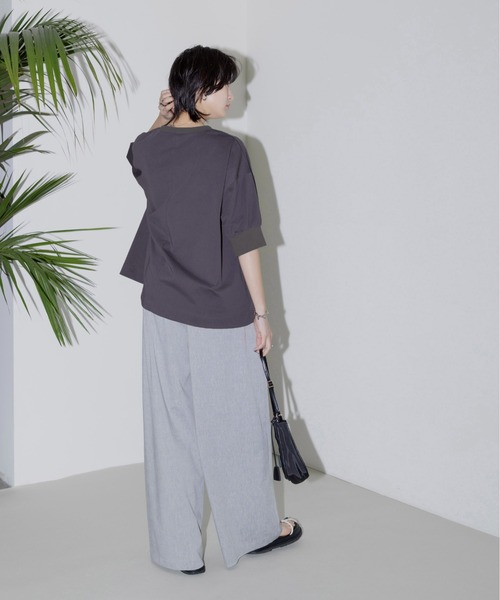 Eimee Law tシャツ リメイクロゴネックコンシールTシャツ