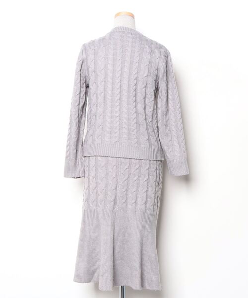 「Danny&Anne」 セットアップ FREE グレー レディース_画像2