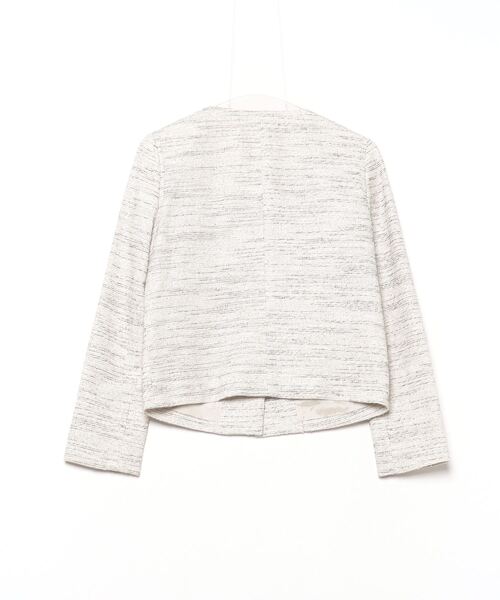 theory luxe ベージュ ノーカラージャケット 中古・古着通販】theory (セオリー) ノーカラージャケット