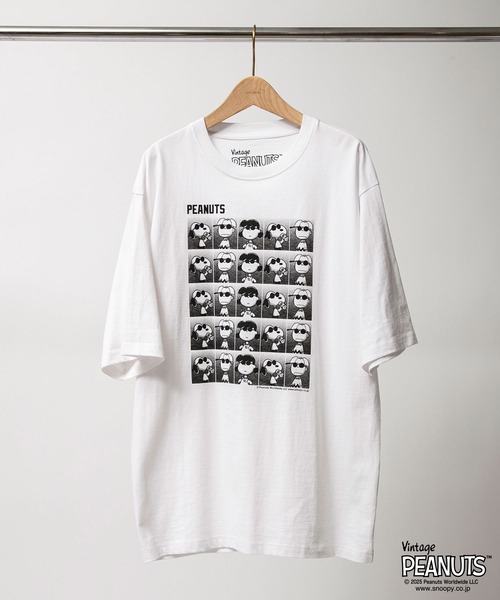 SNOOPY（スヌーピー） tシャツ PEANUTS ALIGNS Tシャツ メンズ
