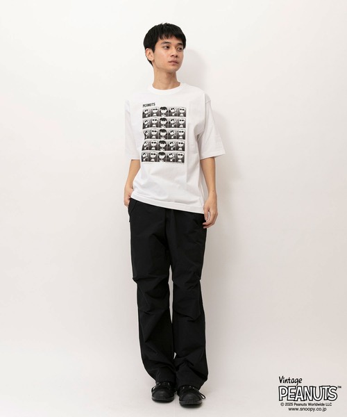 試着のみ 黒夢 清春 着用カットソー Ｌサイズ スヌーピー SNOOPY（スヌーピー） tシャツ PEANUTS ALIGNS Tシャツ メンズ