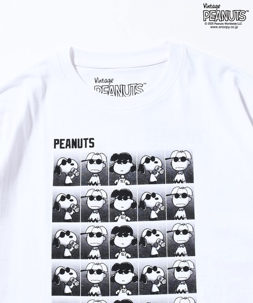 SNOOPY（スヌーピー） tシャツ PEANUTS ALIGNS Tシャツ メンズ