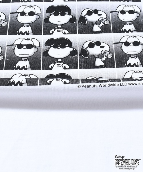 SNOOPY（スヌーピー） tシャツ PEANUTS ALIGNS Tシャツ メンズ