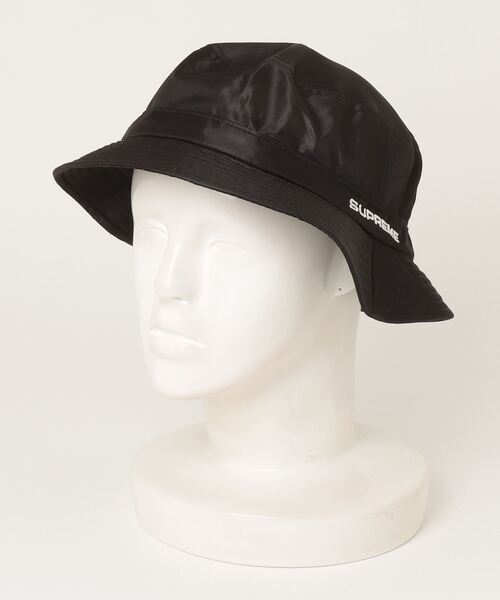 Supreme バケットハット ブラック Supreme 「Supreme」 ハット - ブラック メンズ : ZOZOTOWN