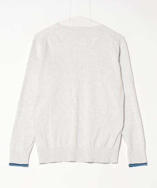 BLACK LABEL グレー Vネックセーター BURBERRY BLACK LABEL 「BURBERRY LABEL」 刺繍Vネックニット 2