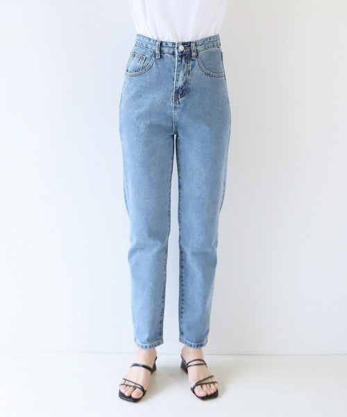 [BLUEEAST] Denim брюки MEDIUM черный женский 