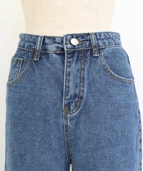 [BLUEEAST] Denim брюки MEDIUM черный женский 