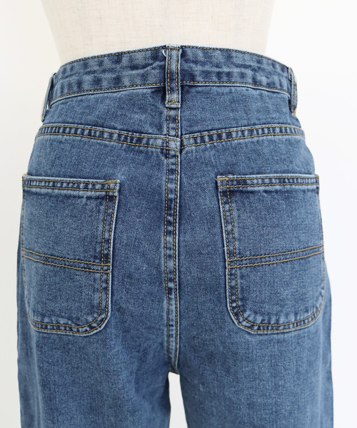 [BLUEEAST] Denim брюки MEDIUM черный женский 