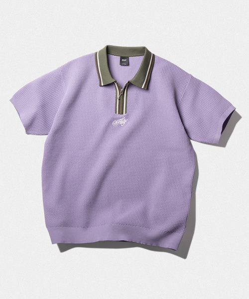HUF 「HUF」 半袖ニット X-LARGE パープル系その他 メンズ