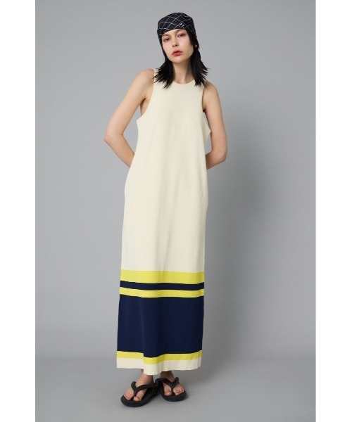 ワンピース Chieee HeRIN.CYE ワンピース Border hem one piece ボーダーヘム