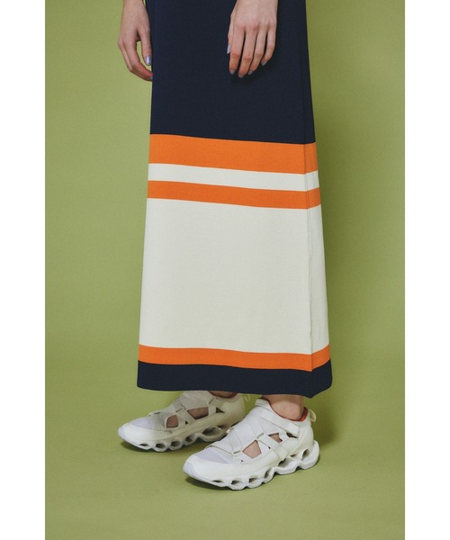 HeRIN.CYE ワンピース Border hem one piece ボーダーヘムワンピース