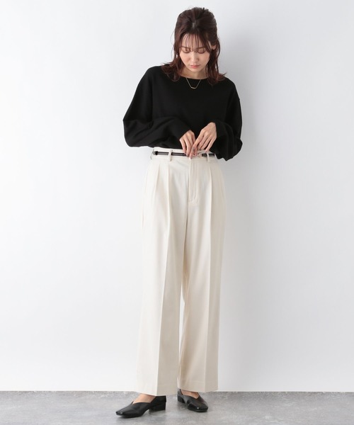 GLOBAL WORK 「GLOBAL WORK」 スラックス SMALL オフホワイト