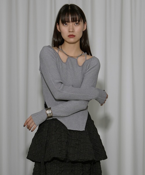 Ezick 長袖ニット FREE ボルドー レディース : ZOZOTOWN Yahoo!店