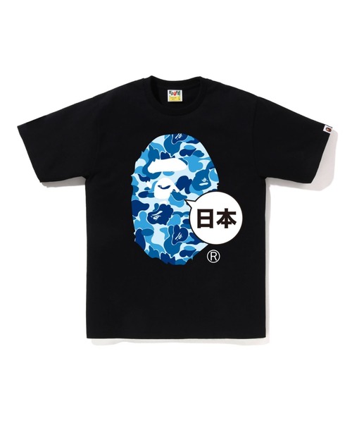 A BATHING APE tシャツ JAPAN BIG HEAD TEE メンズ レディース