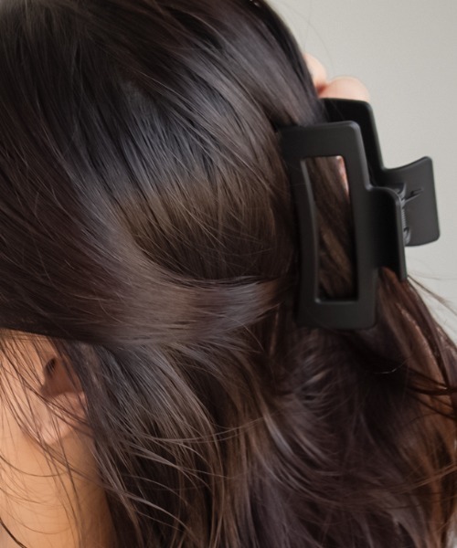 ヘアクリップ 「中サイズ」スクエア型 バンス クリップ : ZOZOTOWN
