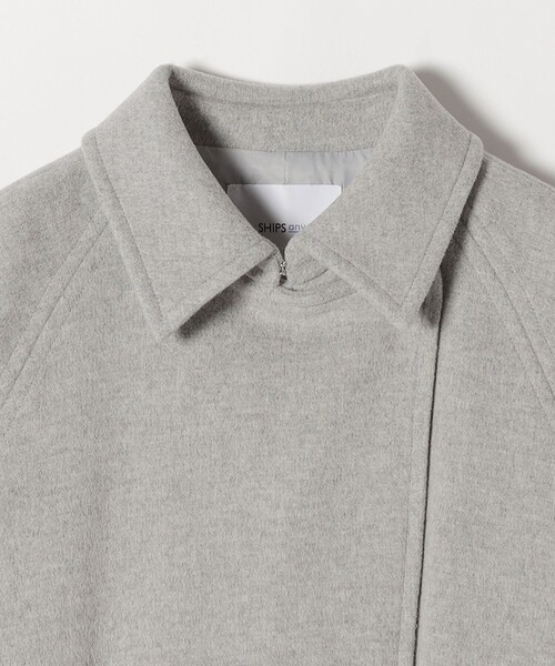 SHIPS any 「SHIPS any」 ステンカラーコート ONE SIZE ライトグレー