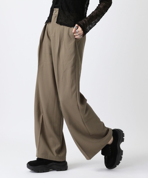 FOREVER21 スラックス パンツ 「2025SS」タックスラックス