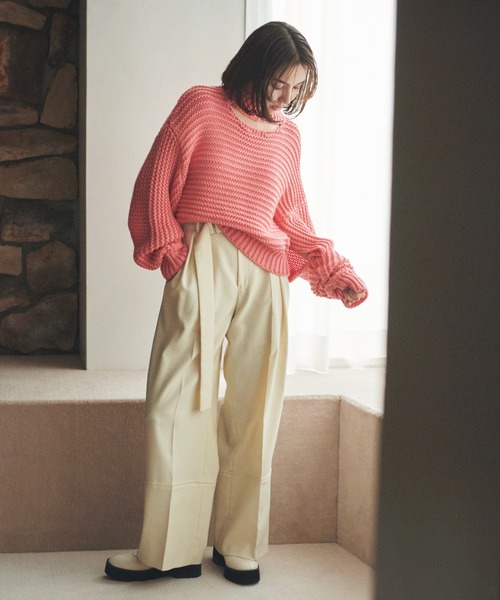 「FRAY I.D」 長袖ニット FREE ピンク レディース_画像2