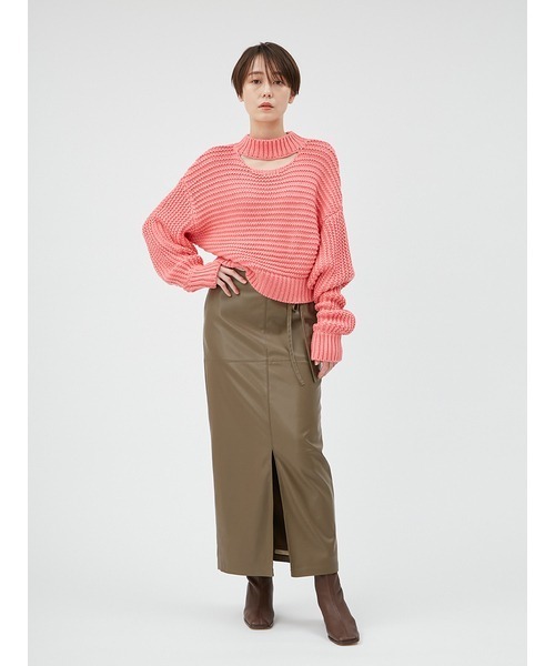 「FRAY I.D」 長袖ニット FREE ピンク レディース_画像6