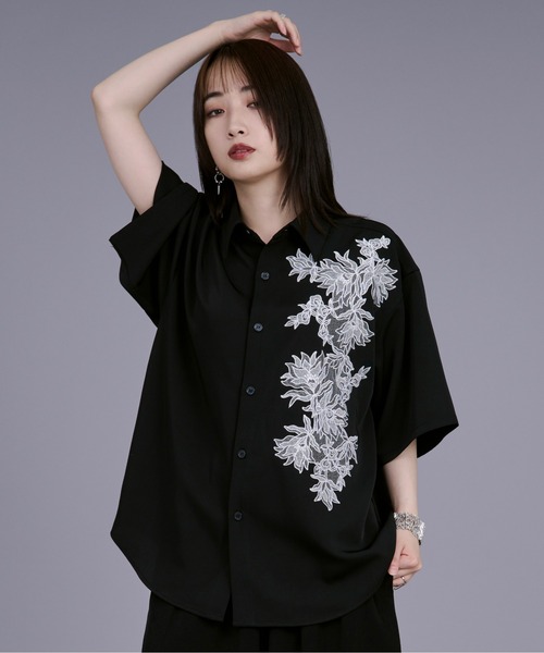 russelunoTシャツ7サイズ KNOT PRINT SHIRT - Mid-blue | ZARA United States