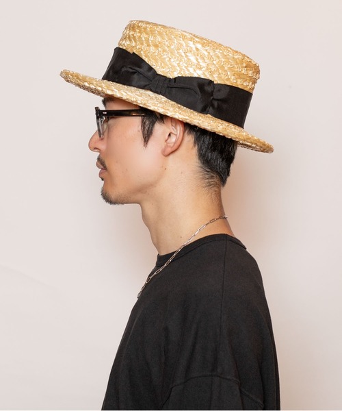 CA4LA カシラ パナマハット POKER PANAMA カンカン帽 ブラック CA4LA 最大39%☆8/1限定 ハット 帽子 レディース 春夏 春 夏