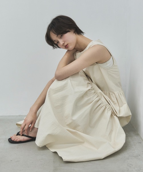 feepur（フェピュール） ワンピース タフタティアードワンピース